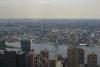 Ein Blick zum East River mit Brooklyn auf der anderen Seite. Im Vordergrund wieder das Hauptquartier der Vereinten Nationen.