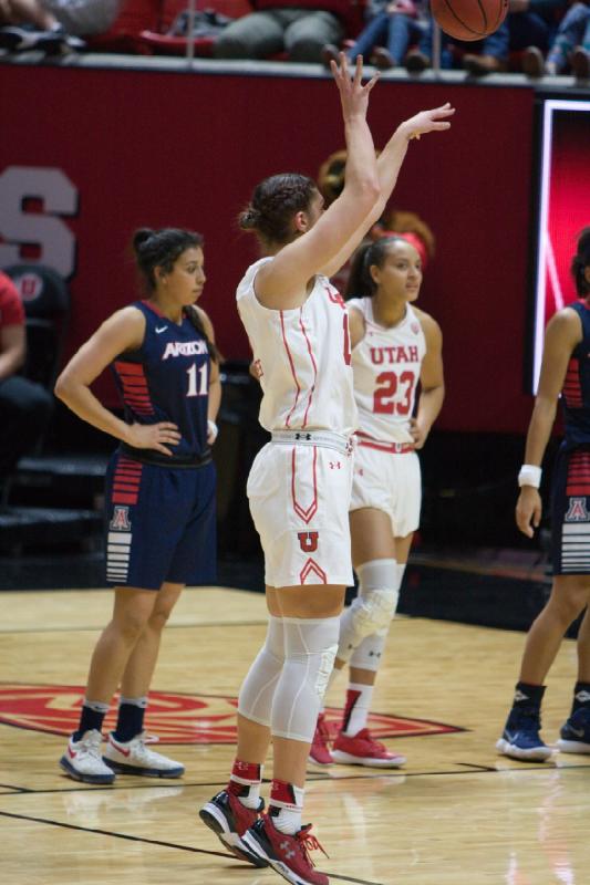 2017-12-29 18:38:32 ** Arizona, Basketball, Damenbasketball, Daneesha Provo, Emily Potter, Utah Utes ** 