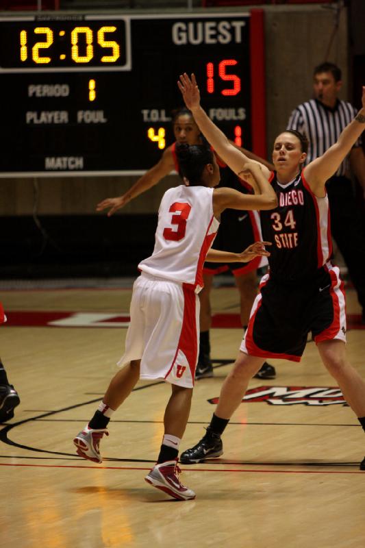 2010-02-21 14:11:37 ** Basketball, Damenbasketball, Iwalani Rodrigues, SDSU, Utah Utes ** 