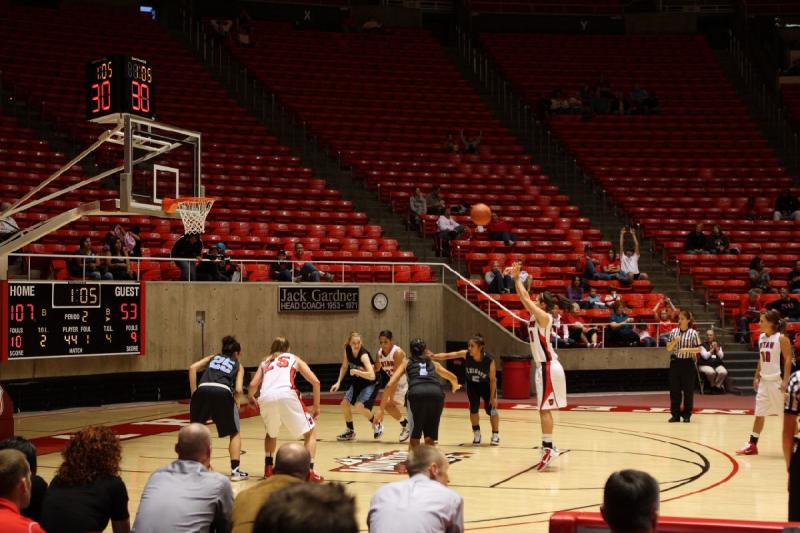 2010-11-07 16:35:09 ** Allison Gida, Amy Krommenhoek, Basketball, Brittany Knighton, Chelsea Bridgewater, Damenbasketball, Utah Utes, Warner Pacific ** 