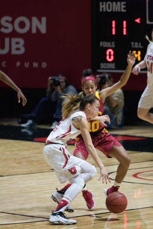 2016-01-29 19:13:03 ** Basketball, Damenbasketball, Danielle Rodriguez, Paige Crozon, USC, Utah Utes ** 