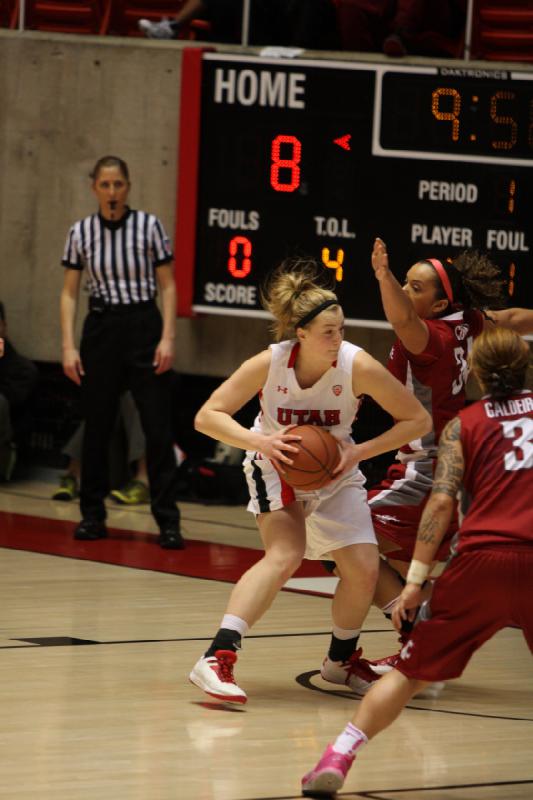 2013-02-24 14:16:16 ** Basketball, Damenbasketball, Paige Crozon, Utah Utes, Washington State ** 