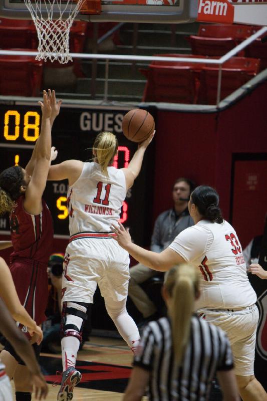 2015-02-15 12:02:40 ** Basketball, Damenbasketball, Joeseta Fatuesi, Taryn Wicijowski, Utah Utes, Washington State ** 