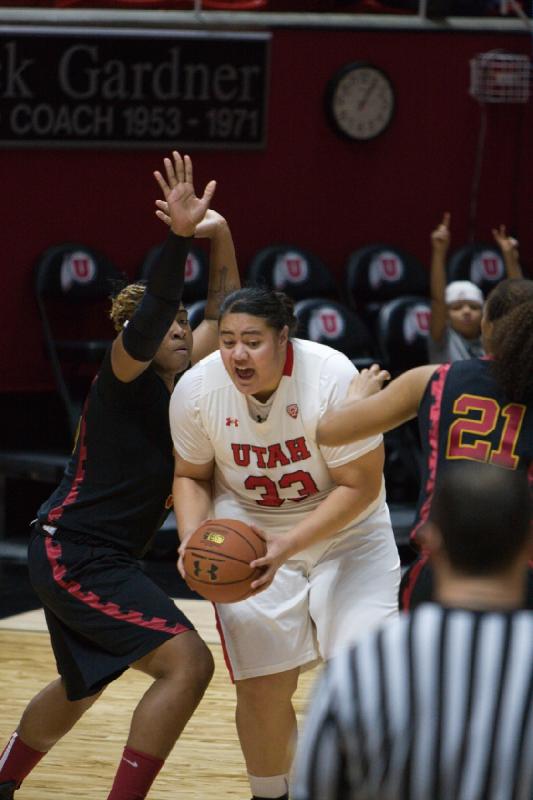 2015-01-11 13:04:34 ** Basketball, Damenbasketball, Joeseta Fatuesi, USC, Utah Utes ** 