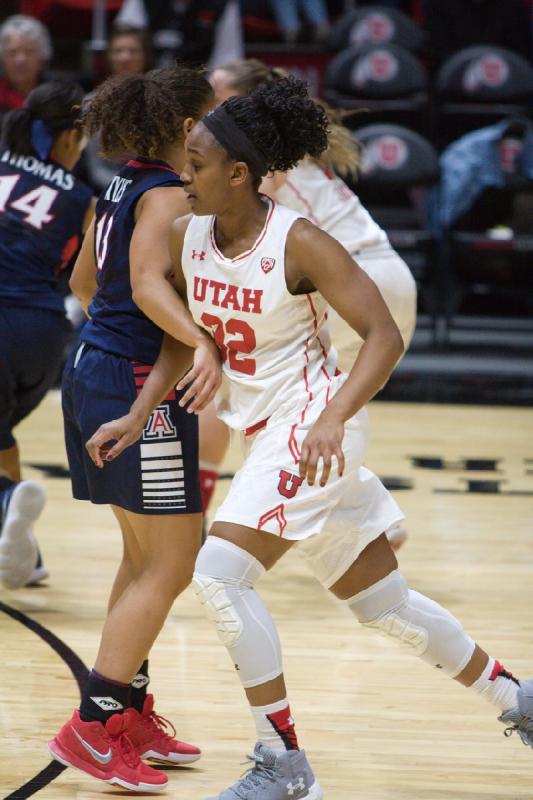 2017-12-29 19:44:03 ** Arizona, Basketball, Megan Jacobs, Tanaeya Boclair, Utah Utes, Women's Basketball ** 