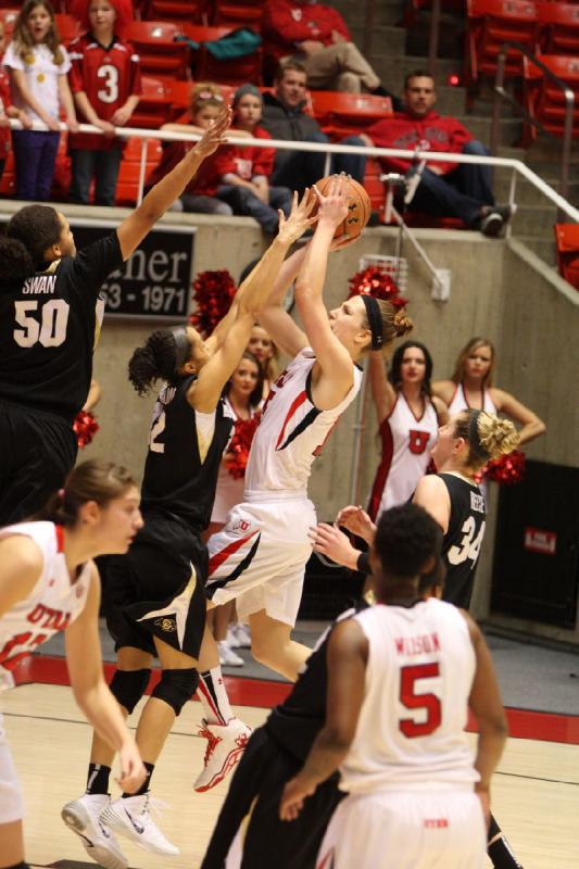 2014-01-29 20:47:50 ** Basketball, Cheyenne Wilson, Colorado, Emily Potter, Michelle Plouffe, Utah Utes, Women's Basketball ** 