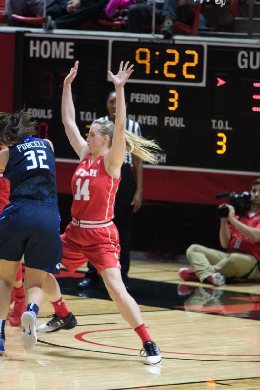 2016-12-10 18:34:40 ** Basketball, BYU, Paige Crozon, Utah Utes, Women's Basketball ** 