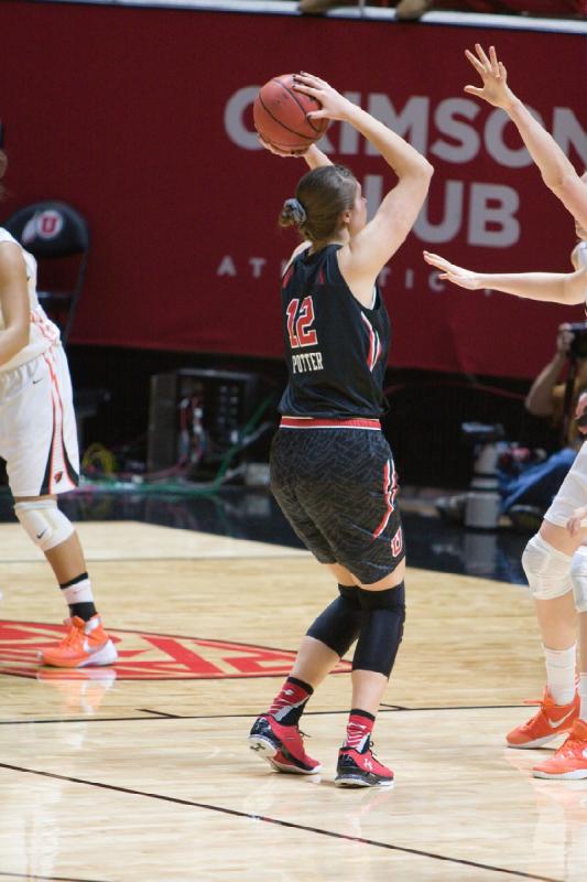 2016-01-22 20:42:38 ** Basketball, Damenbasketball, Emily Potter, Oregon State, Utah Utes ** 