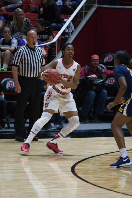 2016-02-19 18:29:27 ** Basketball, Cal, Damenbasketball, Tanaeya Boclair, Utah Utes ** 