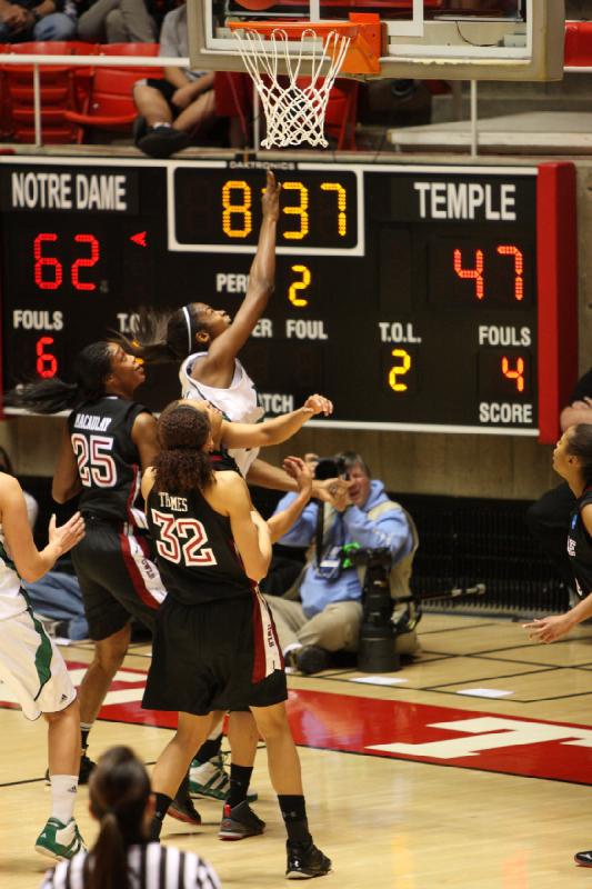 2011-03-21 21:09:54 ** Basketball, Notre Dame, Temple, Women's Basketball ** 