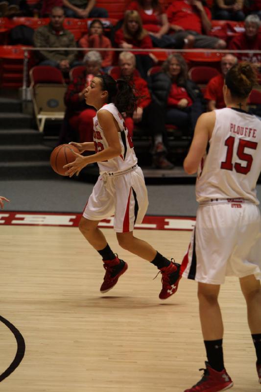 2012-12-29 16:03:13 ** Basketball, Danielle Rodriguez, Michelle Plouffe, North Dakota, Utah Utes, Women's Basketball ** 