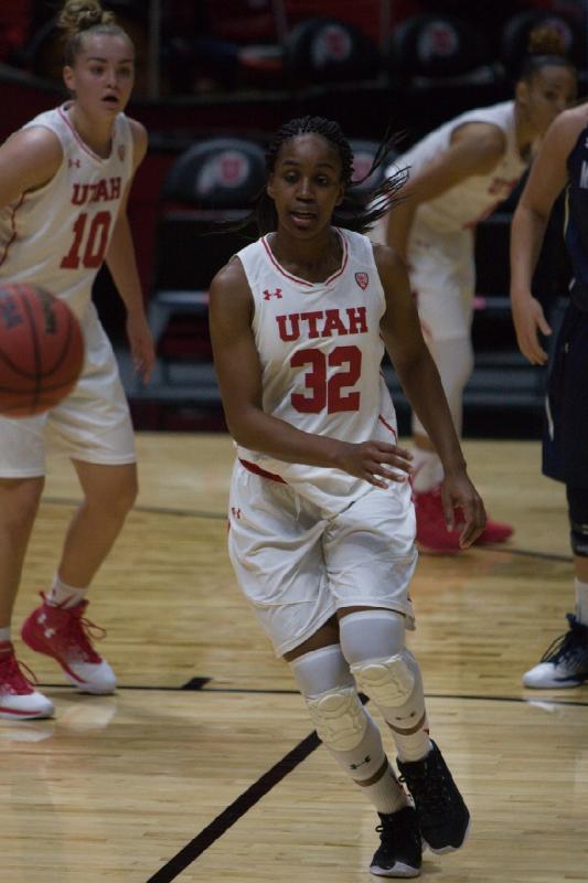 2016-11-12 14:29:56 ** Basketball, Damenbasketball, Kiana Moore, Megan Jacobs, Montana State, Tanaeya Boclair, Utah Utes ** 