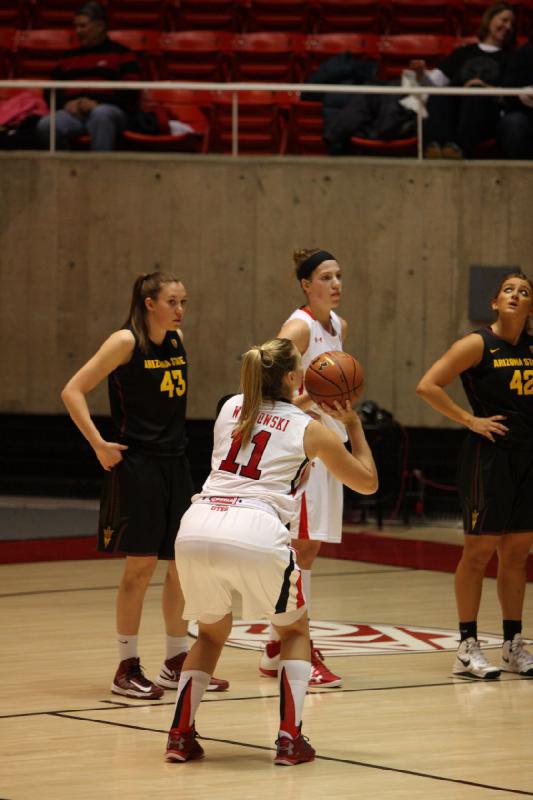 2013-01-20 15:32:02 ** Arizona State, Basketball, Damenbasketball, Michelle Plouffe, Taryn Wicijowski, Utah Utes ** 