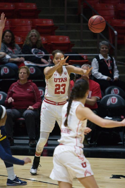 2017-01-15 13:15:52 ** Basketball, Cal, Daneesha Provo, Malia Nawahine, Utah Utes, Women's Basketball ** 