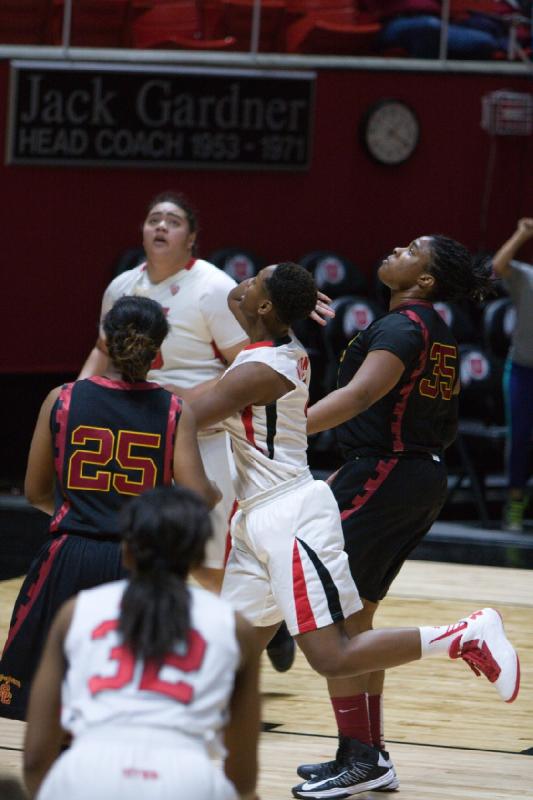 2015-01-11 13:19:39 ** Basketball, Cheyenne Wilson, Damenbasketball, Joeseta Fatuesi, Tanaeya Boclair, USC, Utah Utes ** 