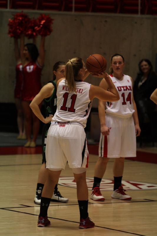 2012-12-29 15:33:55 ** Basketball, Damenbasketball, North Dakota, Paige Crozon, Taryn Wicijowski, Utah Utes ** 