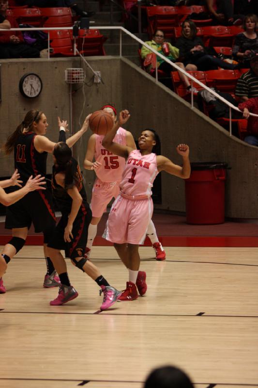 2012-01-28 16:30:41 ** Basketball, Janita Badon, Michelle Plouffe, USC, Utah Utes, Women's Basketball ** 
