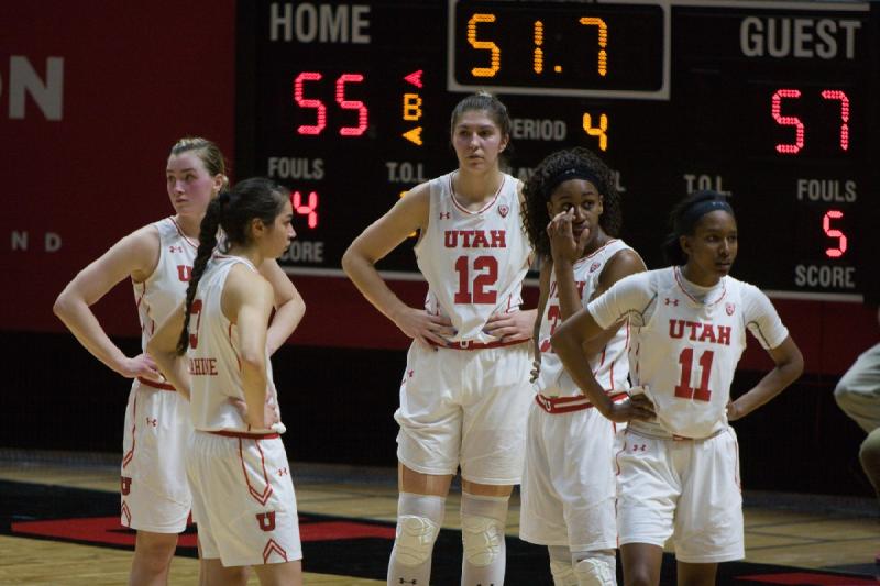 2017-02-05 13:37:36 ** Basketball, Damenbasketball, Emily Potter, Erika Bean, Malia Nawahine, Paige Crozon, Tanaeya Boclair, Utah Utes, Washington State ** 