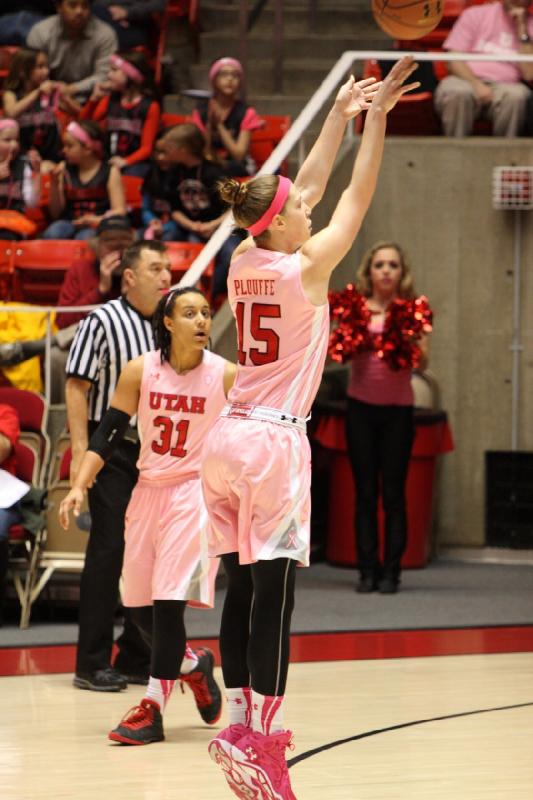 2014-02-27 19:05:07 ** Basketball, Ciera Dunbar, Damenbasketball, Michelle Plouffe, USC, Utah Utes ** 