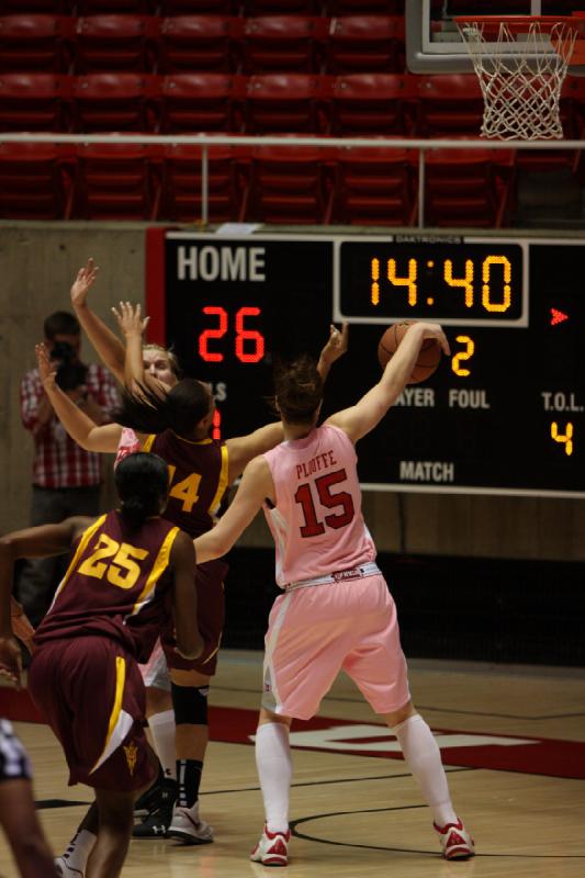 2012-02-09 20:03:58 ** Arizona State, Basketball, Damenbasketball, Michelle Plouffe, Taryn Wicijowski, Utah Utes ** 