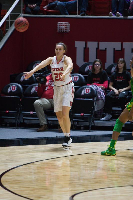 2016-01-24 14:19:56 ** Basketball, Damenbasketball, Katie Kuklok, Oregon, Utah Utes ** 