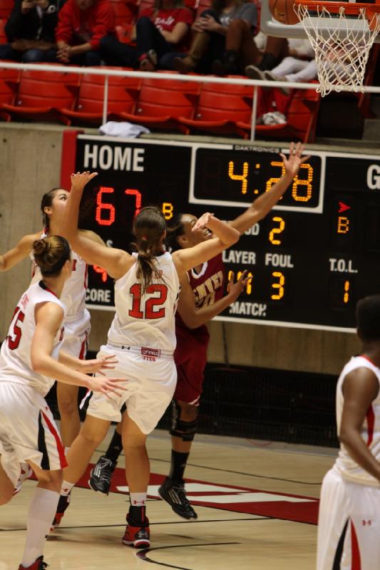 2013-11-08 22:04:55 ** Basketball, Cheyenne Wilson, Damenbasketball, Emily Potter, Malia Nawahine, Michelle Plouffe, University of Denver, Utah Utes ** 