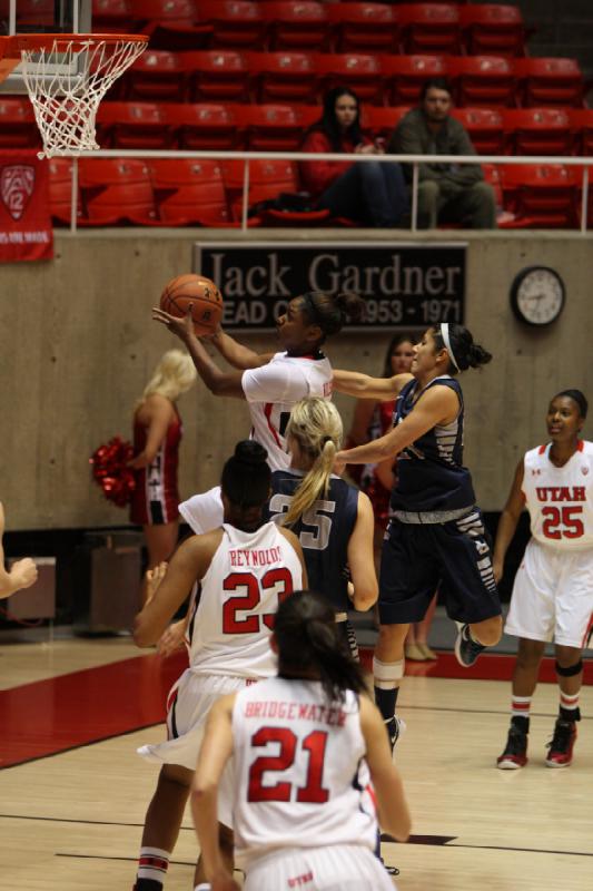 2012-11-27 20:33:04 ** Ariel Reynolds, Awa Kalmström, Basketball, Chelsea Bridgewater, Cheyenne Wilson, Utah State, Utah Utes, Women's Basketball ** 