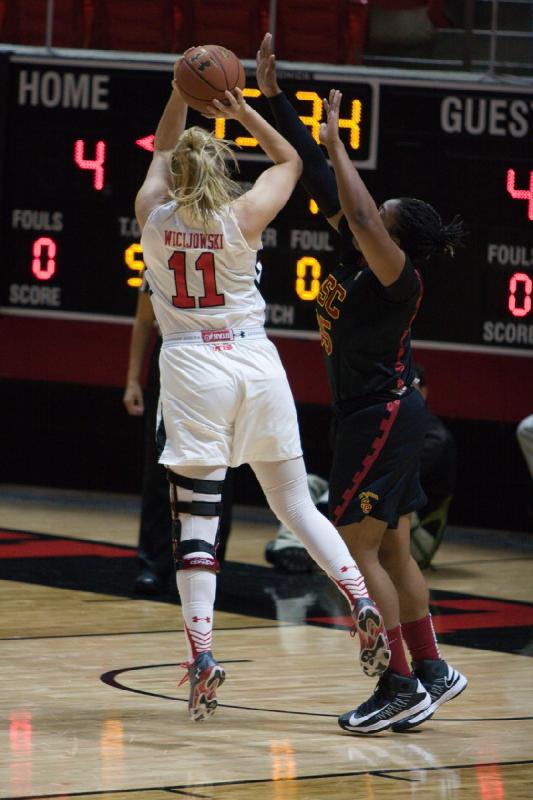 2015-01-11 12:10:30 ** Basketball, Taryn Wicijowski, USC, Utah Utes, Women's Basketball ** 