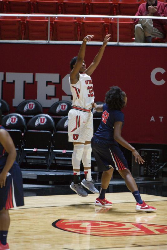 2015-12-19 14:07:37 ** Basketball, Damenbasketball, Fresno State, Tanaeya Boclair, Utah Utes ** 