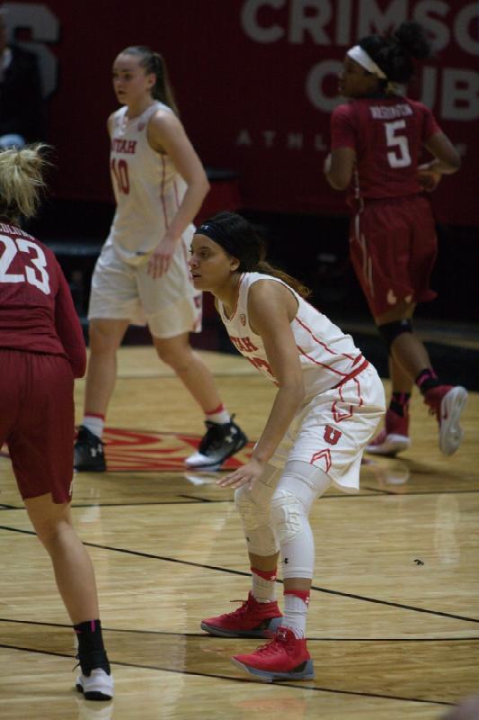 2017-02-05 13:16:07 ** Basketball, Damenbasketball, Daneesha Provo, Megan Jacobs, Utah Utes, Washington State ** 