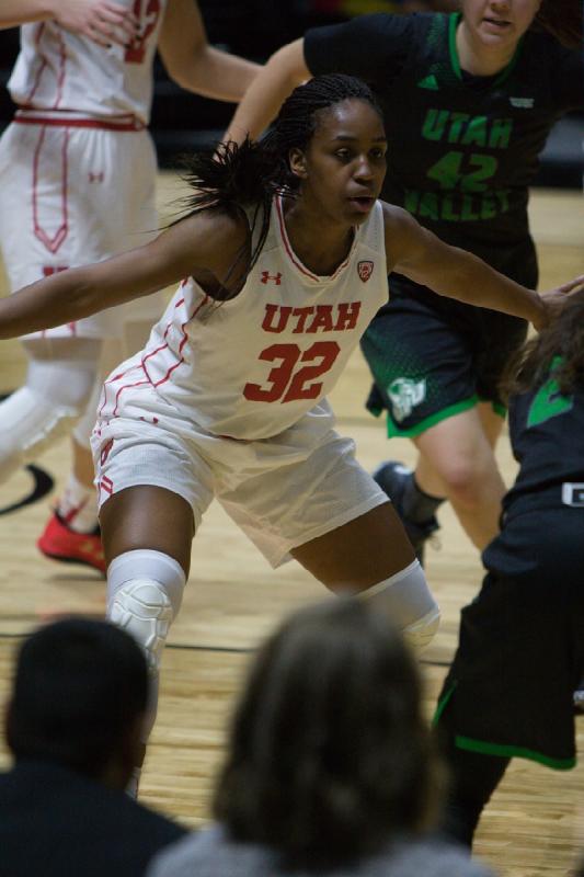 2016-11-19 17:43:16 ** Basketball, Emily Potter, Tanaeya Boclair, Utah Utes, Utah Valley University, Women's Basketball ** 