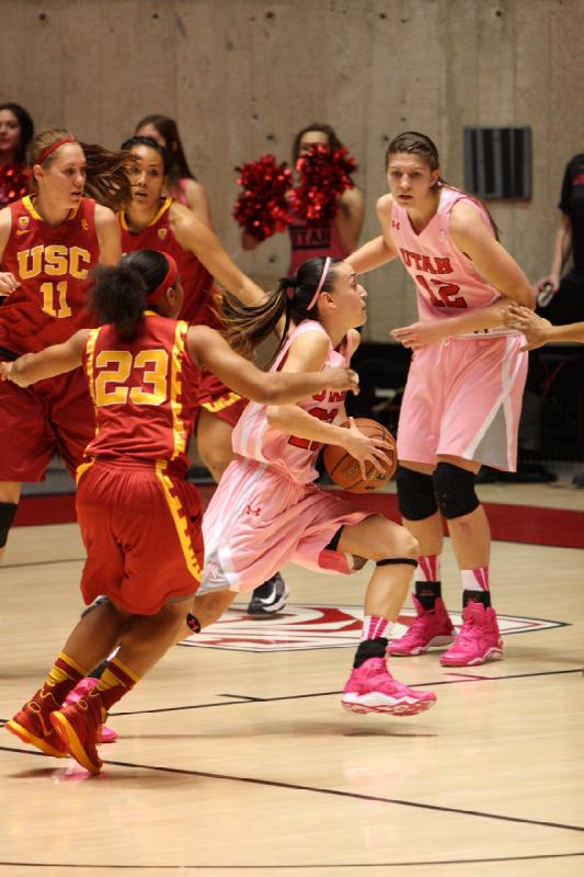 2014-02-27 19:07:27 ** Basketball, Damenbasketball, Danielle Rodriguez, Emily Potter, USC, Utah Utes ** 