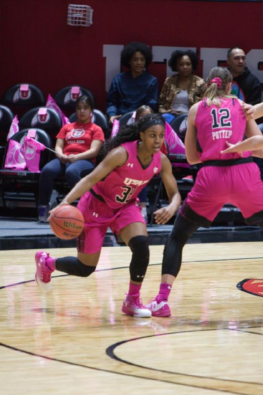 2017-02-17 18:09:44 ** Basketball, Emily Potter, Oregon, Tanaeya Boclair, Utah Utes, Women's Basketball ** 