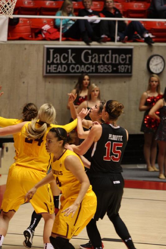 2014-01-24 20:10:46 ** Arizona State, Basketball, Malia Nawahine, Michelle Plouffe, Utah Utes, Women's Basketball ** 