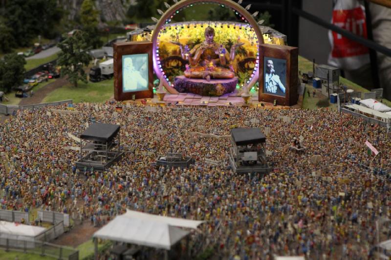 2013-07-26 21:09:41 ** Germany, Hamburg, Miniature Wonderland ** DJ Bobo attracts a lot of fans to his concert in Switzerland.