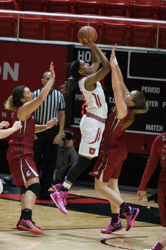 2015-02-15 12:06:07 ** Basketball, Damenbasketball, Tanaeya Boclair, Utah Utes, Washington State ** 