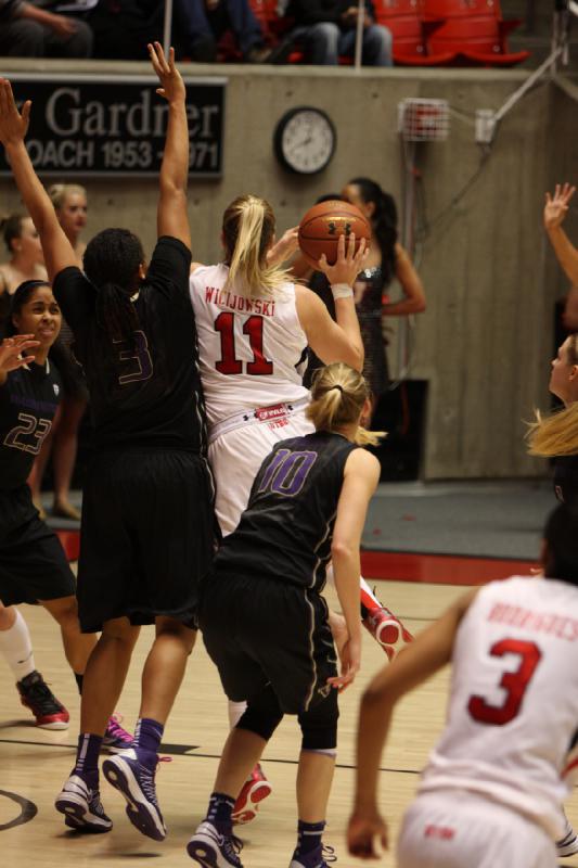 2013-02-22 19:00:39 ** Basketball, Damenbasketball, Iwalani Rodrigues, Taryn Wicijowski, Utah Utes, Washington ** 