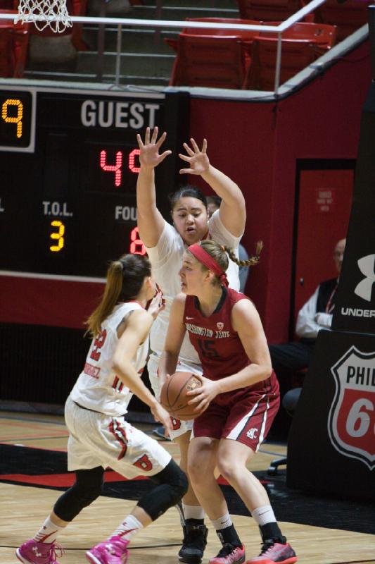 2015-02-15 13:28:42 ** Basketball, Damenbasketball, Danielle Rodriguez, Joeseta Fatuesi, Utah Utes, Washington State ** 