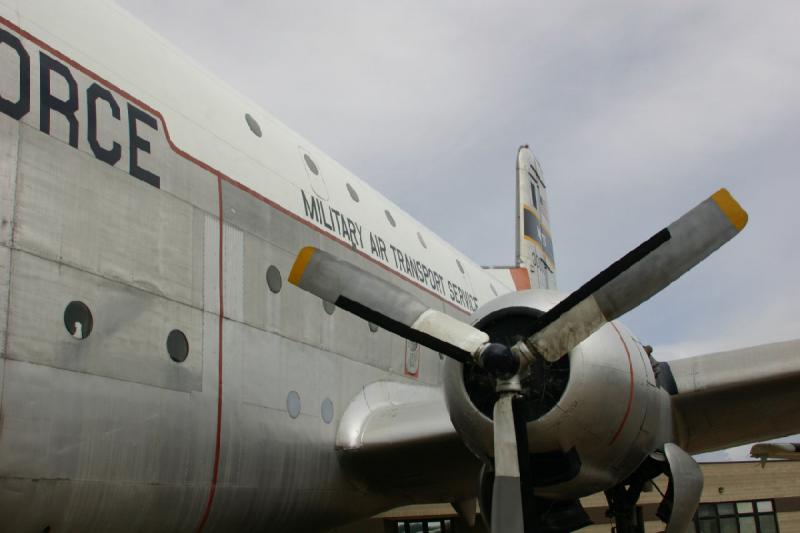 2007-04-01 14:19:08 ** Air Force, Hill AFB, Utah ** The left side of the C-124.