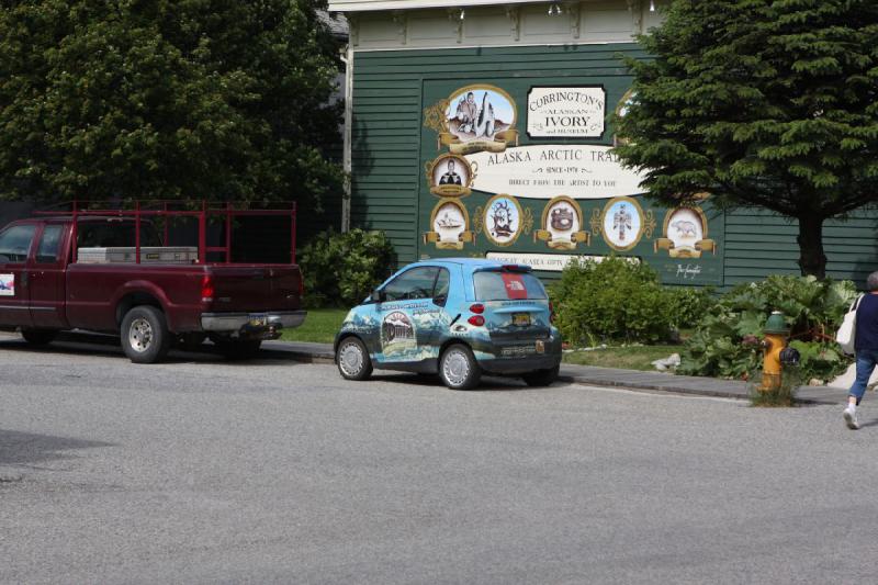 2012-06-21 14:50:40 ** Alaska, Cruise, Skagway, Smart ** Alaska is one of the last places I would have expected to see a Smart.