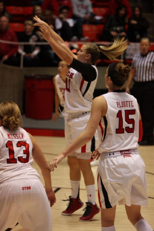 2013-01-04 19:57:03 ** Basketball, Cal, Damenbasketball, Danielle Rodriguez, Michelle Plouffe, Rachel Messer, Taryn Wicijowski, Utah Utes ** 