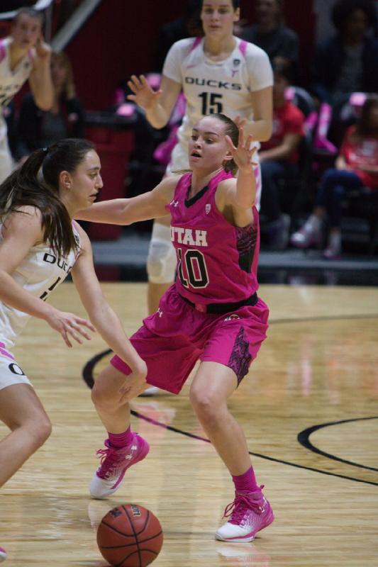 2017-02-17 19:29:08 ** Basketball, Damenbasketball, Megan Jacobs, Oregon, Utah Utes ** 