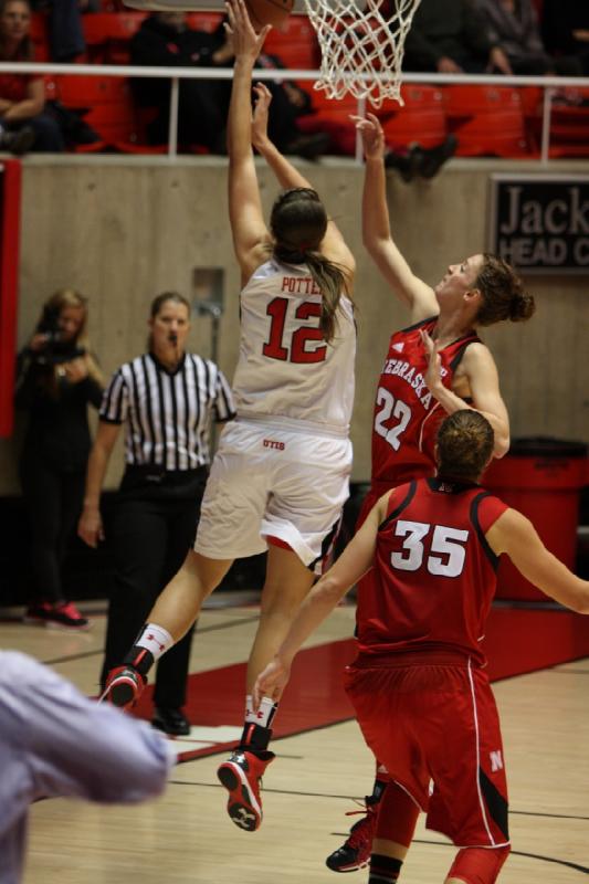 2013-11-15 19:03:05 ** Basketball, Damenbasketball, Emily Potter, Nebraska, Utah Utes ** 