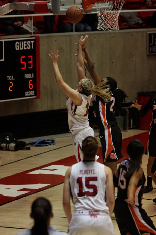 2012-03-01 20:32:35 ** Basketball, Michelle Plouffe, Oregon State, Taryn Wicijowski, Utah Utes, Women's Basketball ** 