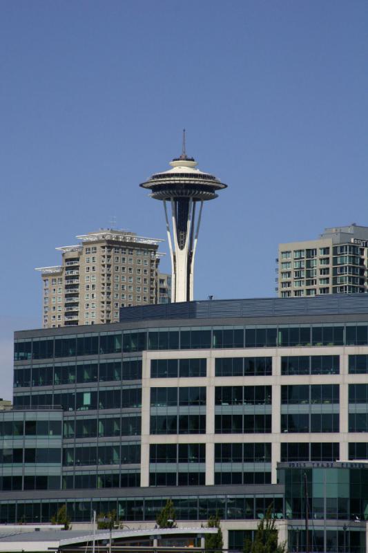 2007-09-01 13:43:14 ** Seattle ** 'Space Needle' in der Ferne.