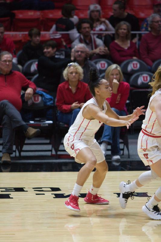 2018-12-15 14:41:00 ** Basketball, Dru Gylten, Kiana Moore, Utah Utes, Weber State, Women's Basketball ** 