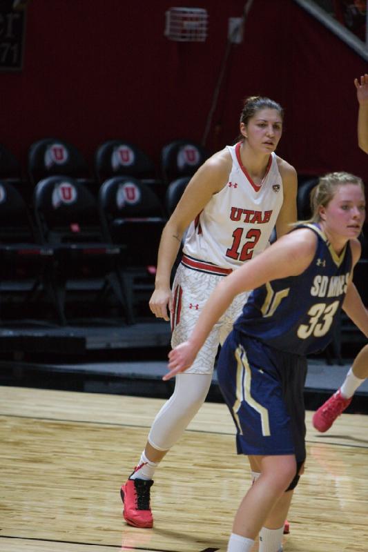 2016-11-03 12:17:39 ** Basketball, Emily Potter, South Dakota School of Mines & Technology, Utah Utes, Women's Basketball ** 