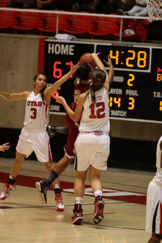 2013-11-08 22:04:55 ** Basketball, Cheyenne Wilson, Damenbasketball, Emily Potter, Malia Nawahine, University of Denver, Utah Utes ** 