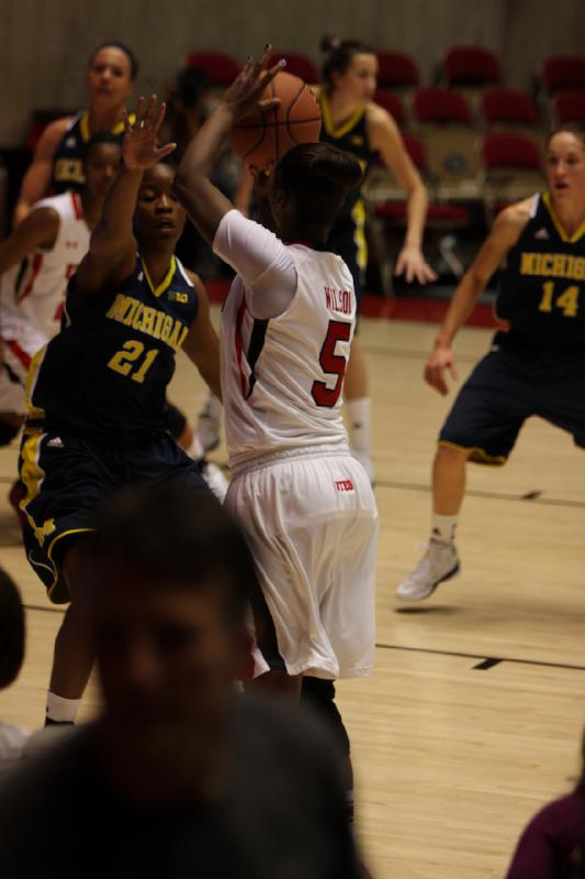 2012-11-16 17:56:05 ** Awa Kalmström, Basketball, Cheyenne Wilson, Michigan, Utah Utes, Women's Basketball ** 