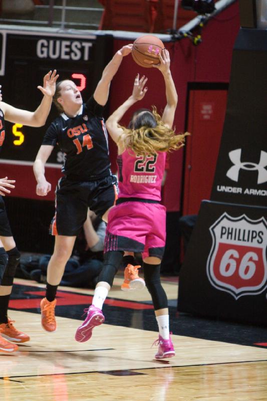 2015-02-22 12:03:11 ** Basketball, Damenbasketball, Danielle Rodriguez, Oregon State, Utah Utes ** 